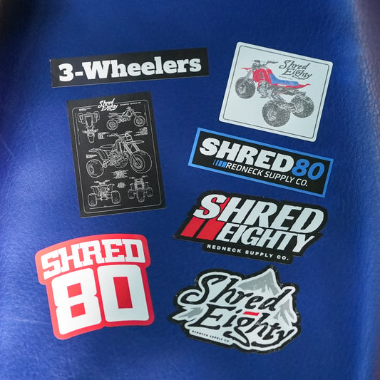 Shred Eighty Sticker Pack