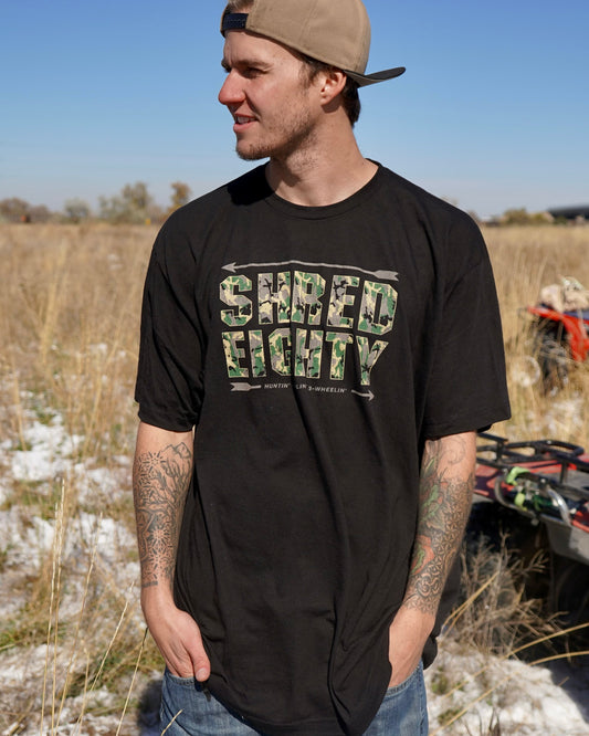 Shred Eighty Black Camo