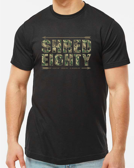 Shred Eighty Black Camo