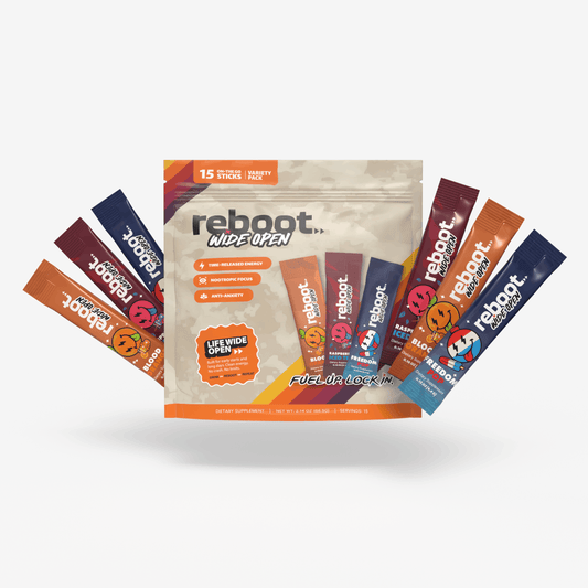 Reboot Wide Open Variety Pack (15 Sticks)