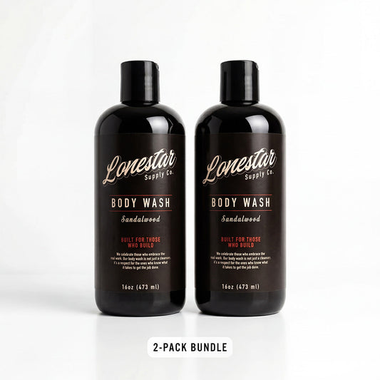 Heavy-Duty Body Wash 2-Pack – Natural Degreasing Formula (16oz Bottles) | Lonestar Supply Co